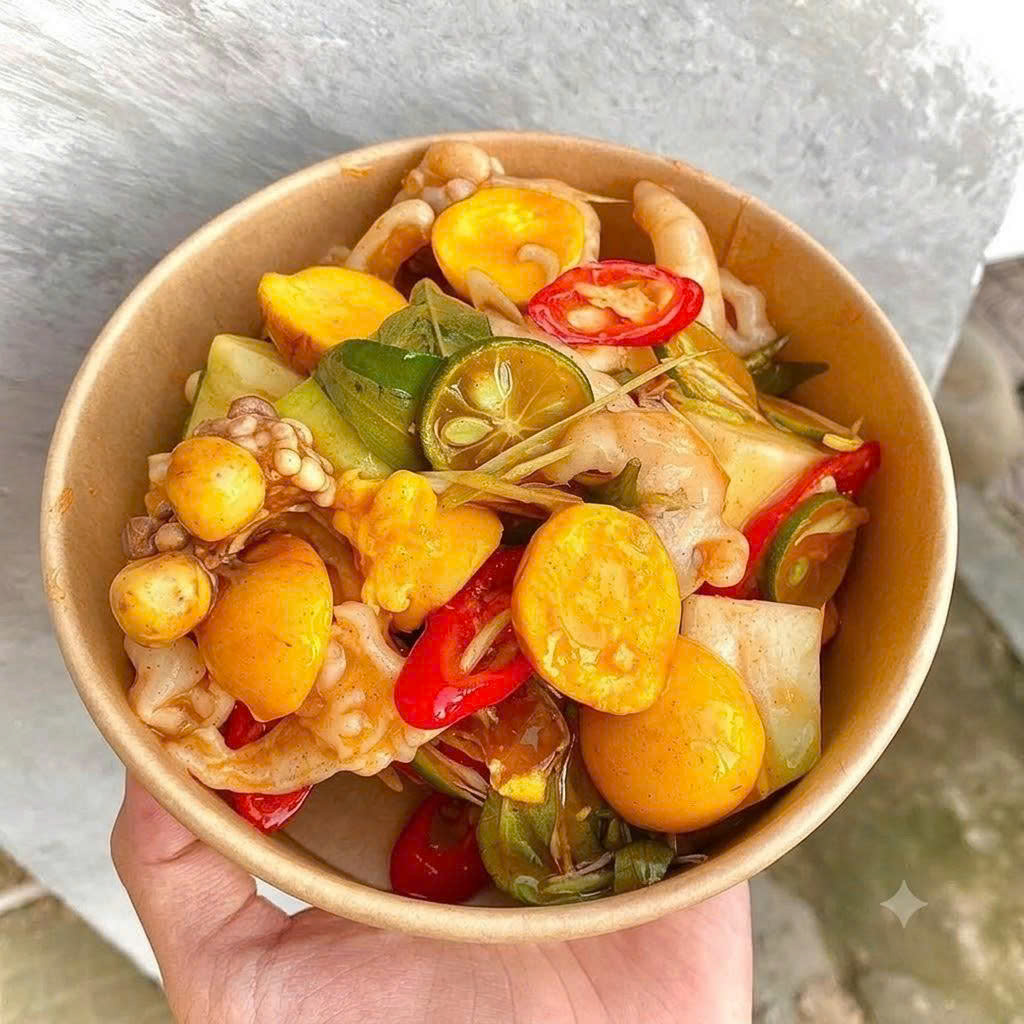 Chân gà sốt thái